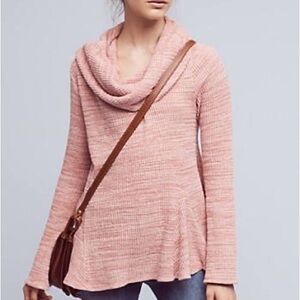 Anthropologie Postmark Maurisa Cowl Waffle Top Small